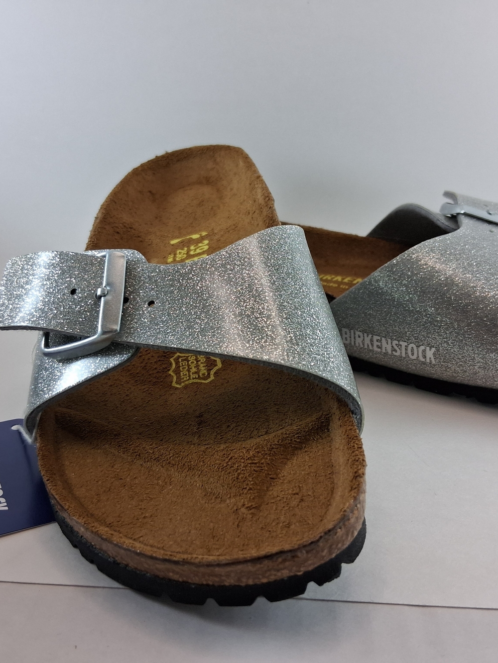 Birkenstock Galaxy Silver Madrid Single-Strap Sandals for Women - Picture 5 of 9